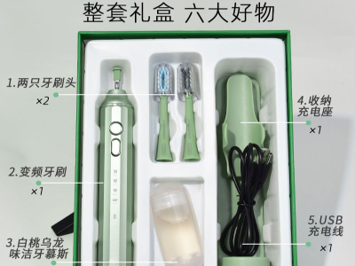 OEM膏刷一體自動(dòng)擠牙膏電動(dòng)牙刷廠家